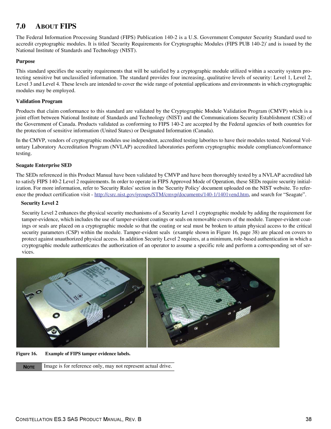 Seagate ST1000NM0033 manual Purpose, Validation Program, Seagate Enterprise SED, Security Level 