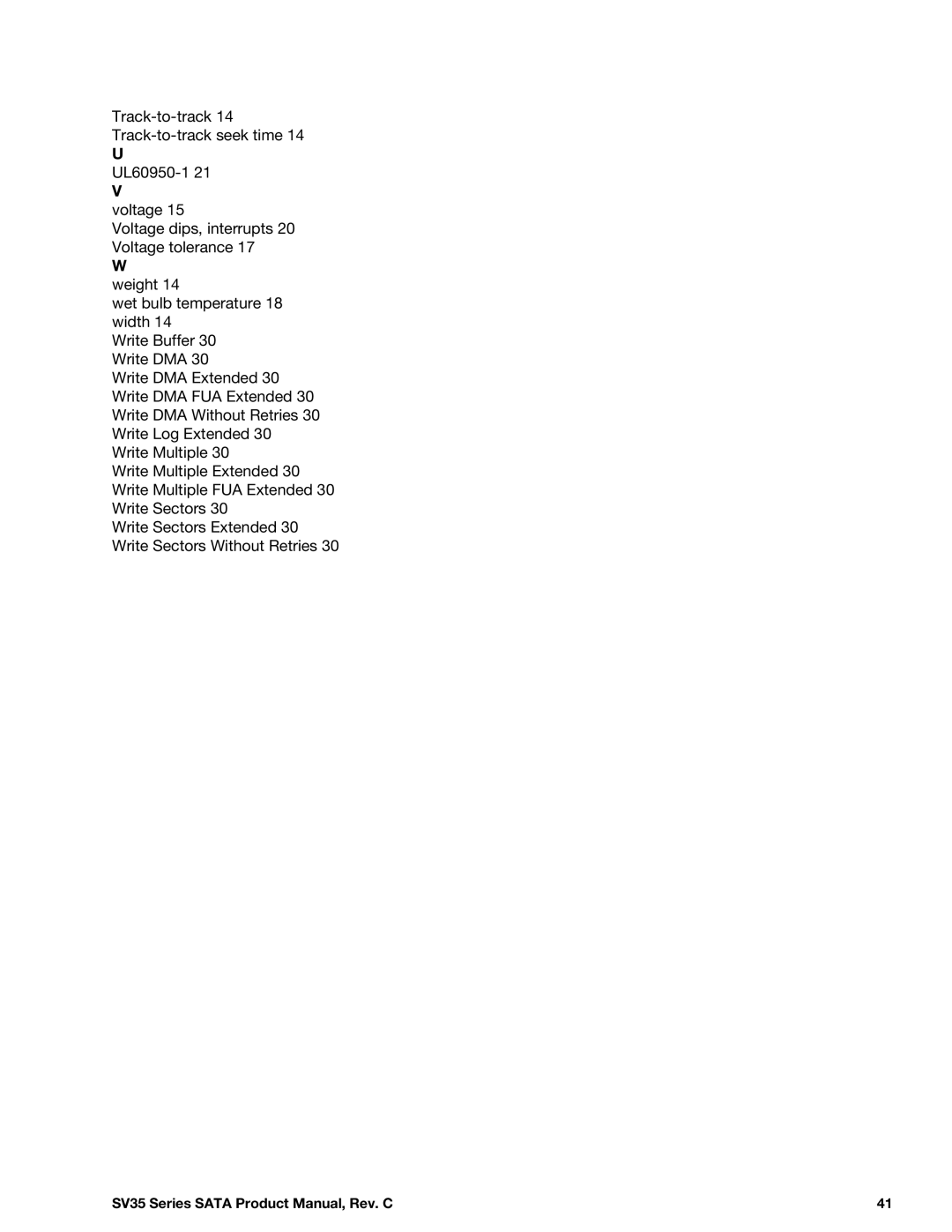 Seagate ST3000VX000, ST1000VX000, ST2000VX000 manual SV35 Series Sata Product Manual, Rev. C 