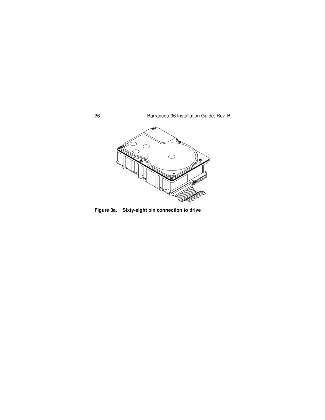 Seagate ST136475LW/LC manual Sixty-eight pin connection to drive 