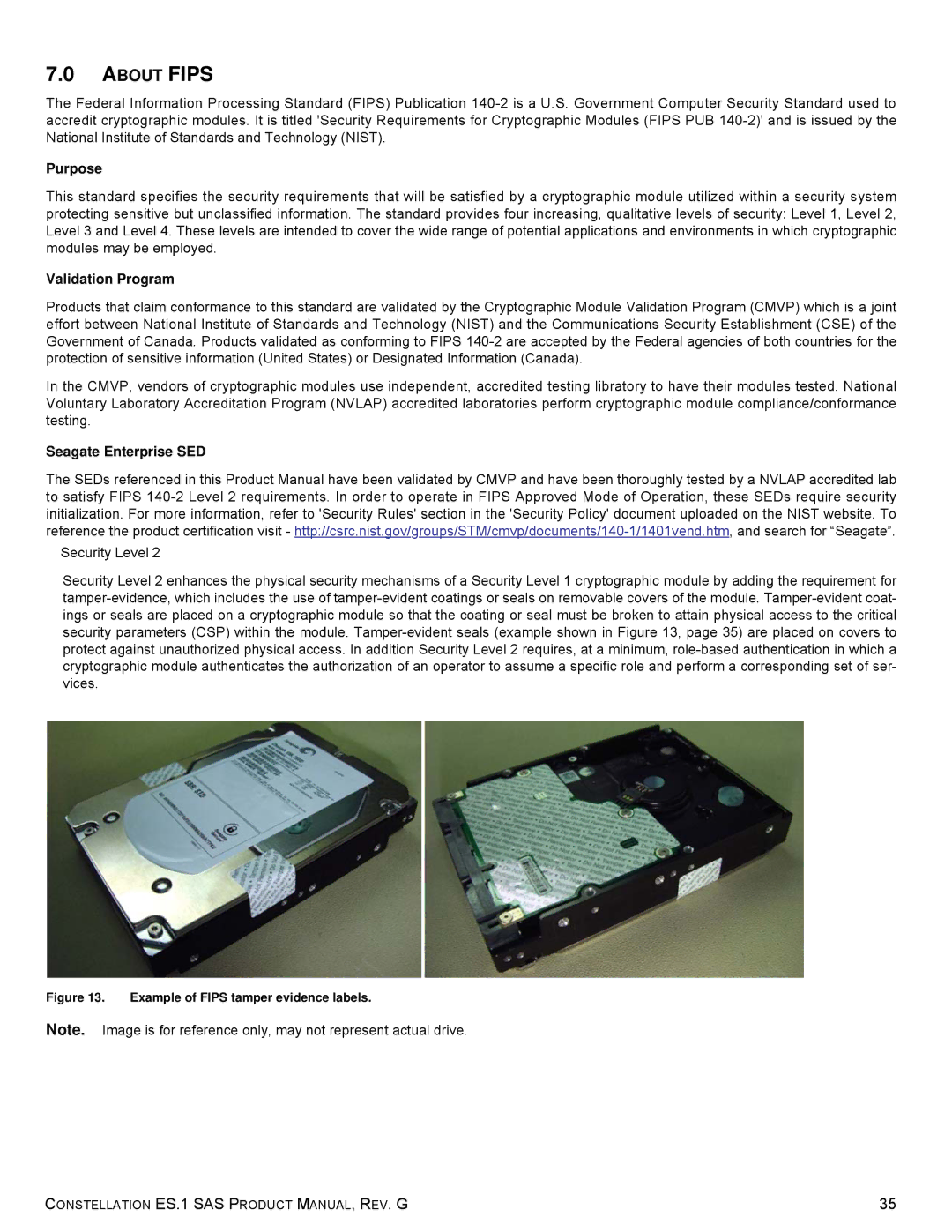 Seagate ST2000NM0063 manual Purpose, Validation Program, Seagate Enterprise SED 