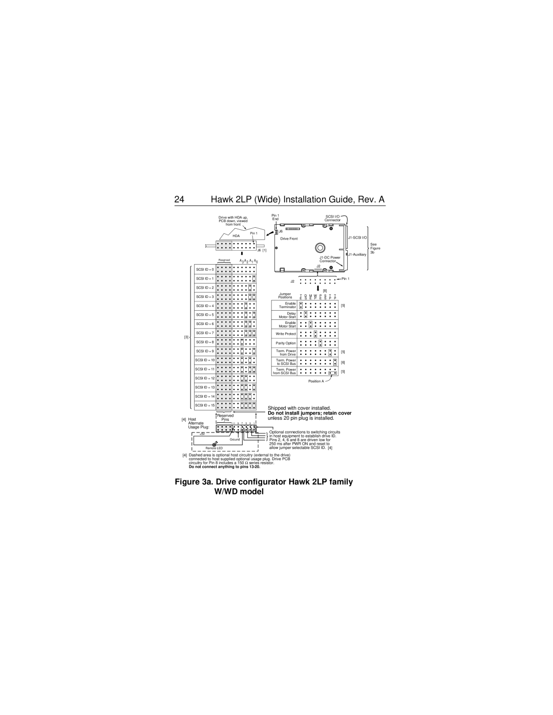 Seagate ST31230DC, ST31230WC, ST31230WD, ST32430WD, ST32430DC, ST32430WC manual Drive configurator Hawk 2LP family W/WD model 