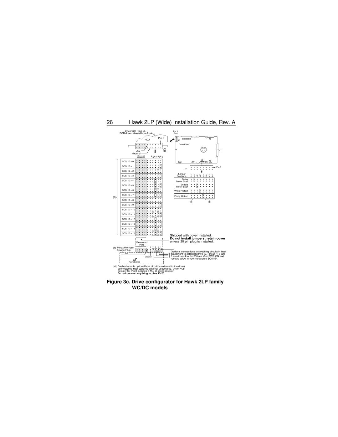 Seagate ST32430WD, ST31230WC, ST31230DC, ST31230WD, ST32430DC manual Drive configurator for Hawk 2LP family WC/DC models 