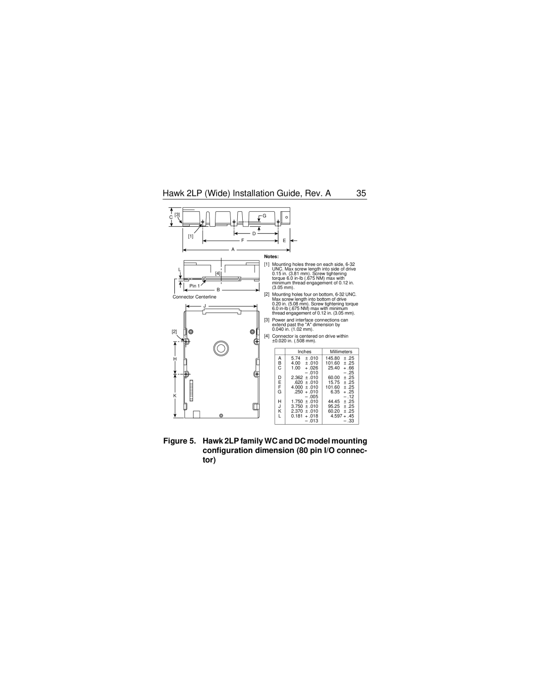 Seagate ST31230WC, ST31230DC, ST31230WD, ST32430WD, ST32430DC, ST32430WC manual Hawk 2LP Wide Installation Guide, Rev. a 