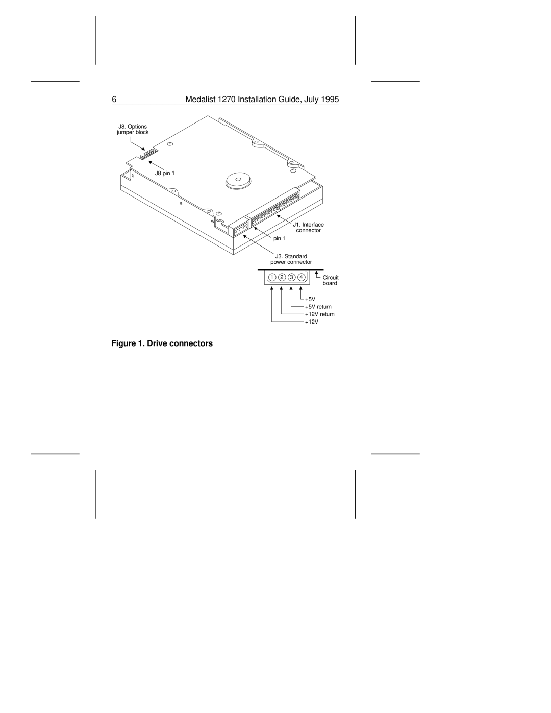 Seagate ST31270A manual Drive connectors 