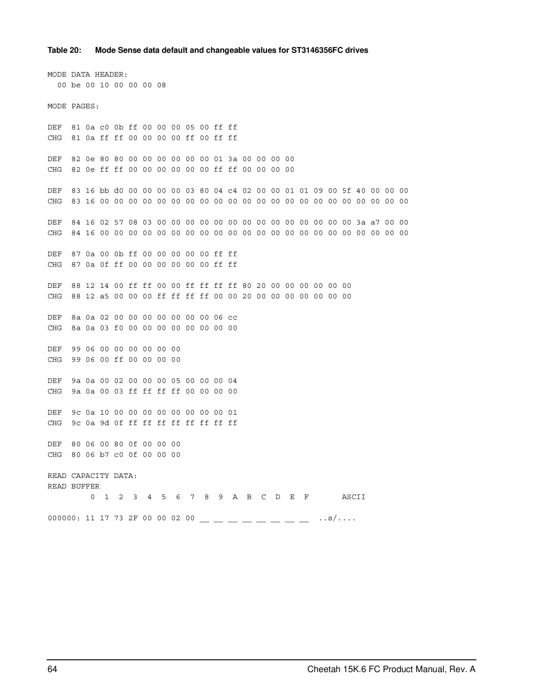 Seagate ST3146356FC, ST3300656FC, ST3450856FC manual Cheetah 15K.6 FC Product Manual, Rev. a 