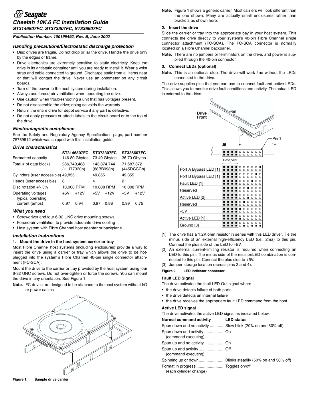 Seagate installation instructions ST3146807FC, ST373307FC, ST336607FC, Electromagnetic compliance, What you need 