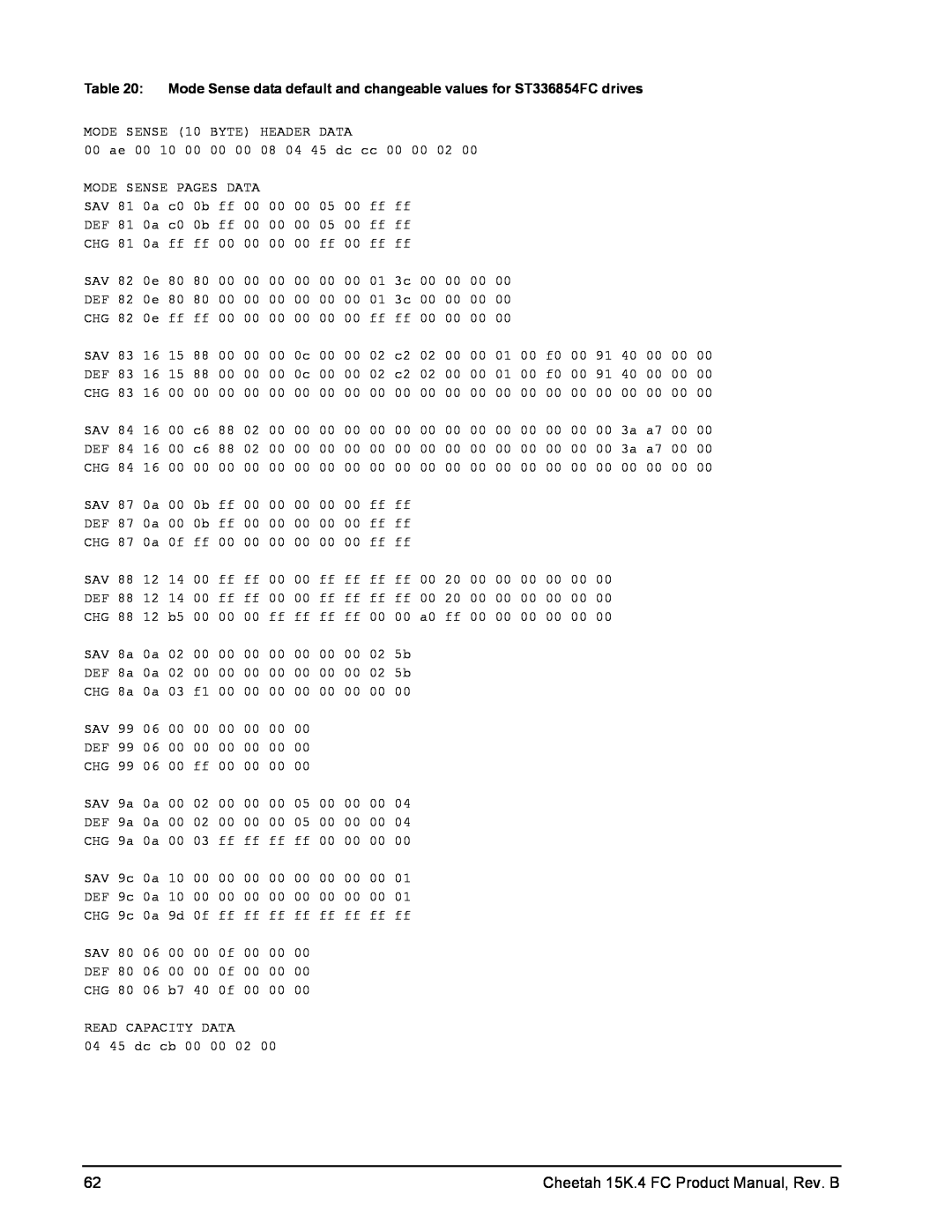 Seagate ST336854FC, ST3146954FC, ST373554FC manual Cheetah 15K.4 FC Product Manual, Rev. B 