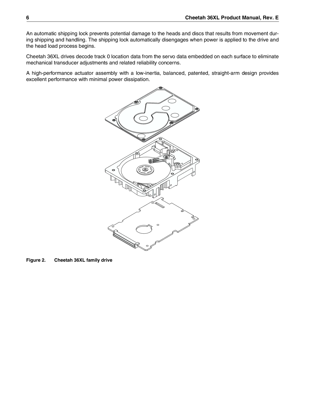 Seagate ST39205LW/LC, ST318405LW/LC, ST336705LW/LC manual Cheetah 36XL family drive 