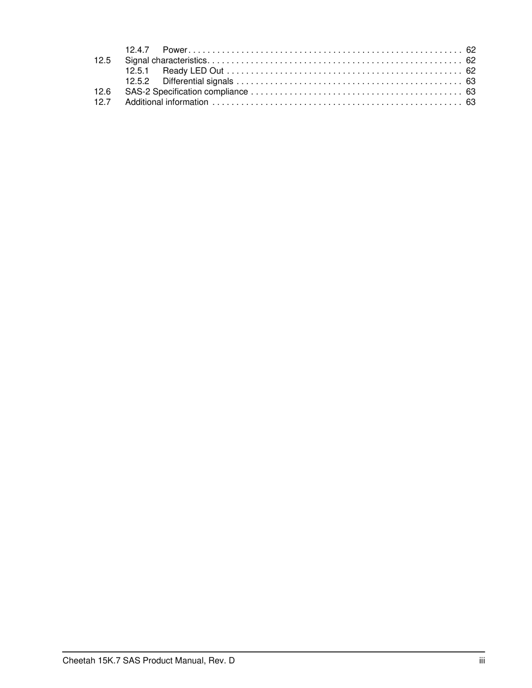 Seagate ST3600857SS, ST3300457SS, ST3450657SS manual Power 