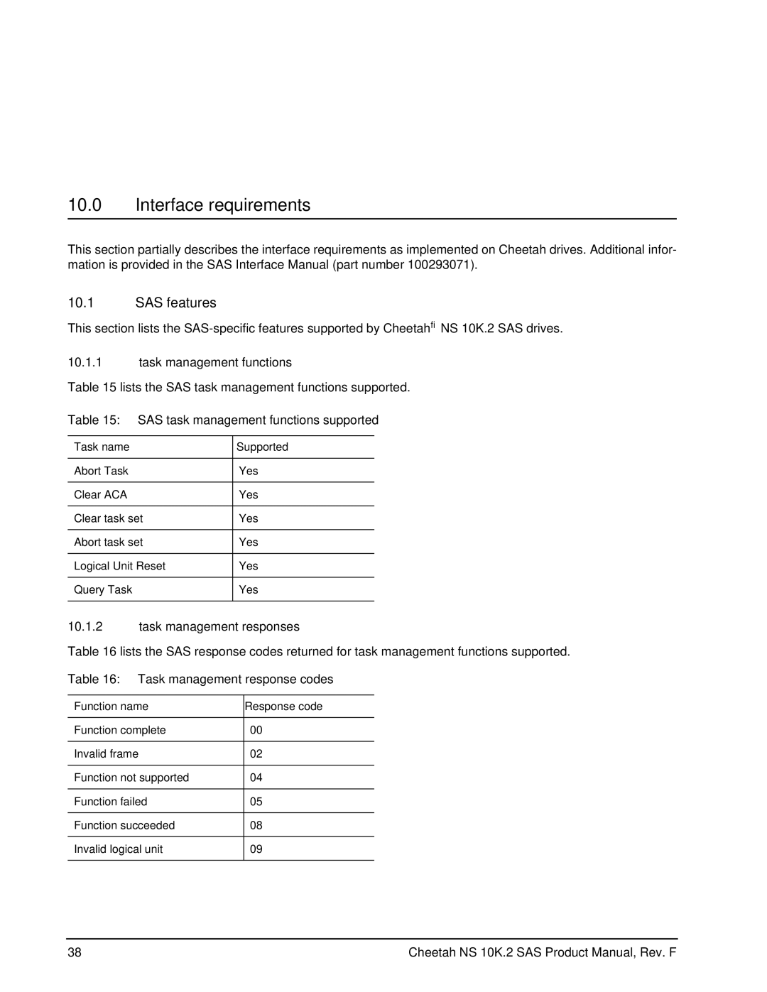 Seagate ST3450802SS, ST3600002SS manual Interface requirements, SAS features 