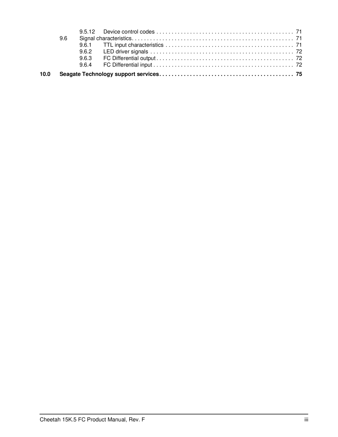 Seagate ST373453LC manual Seagate Technology support services 