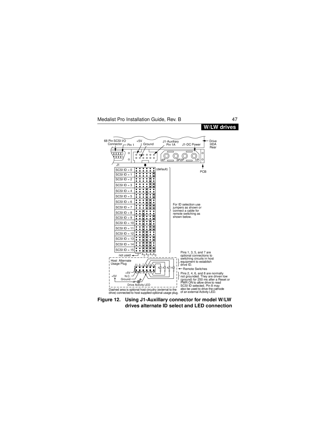 Seagate ST36530N/W/WC, ST39140N/W/WC/LW/LC, ST34520N/W/WC/LW/LC manual Host Alternate 