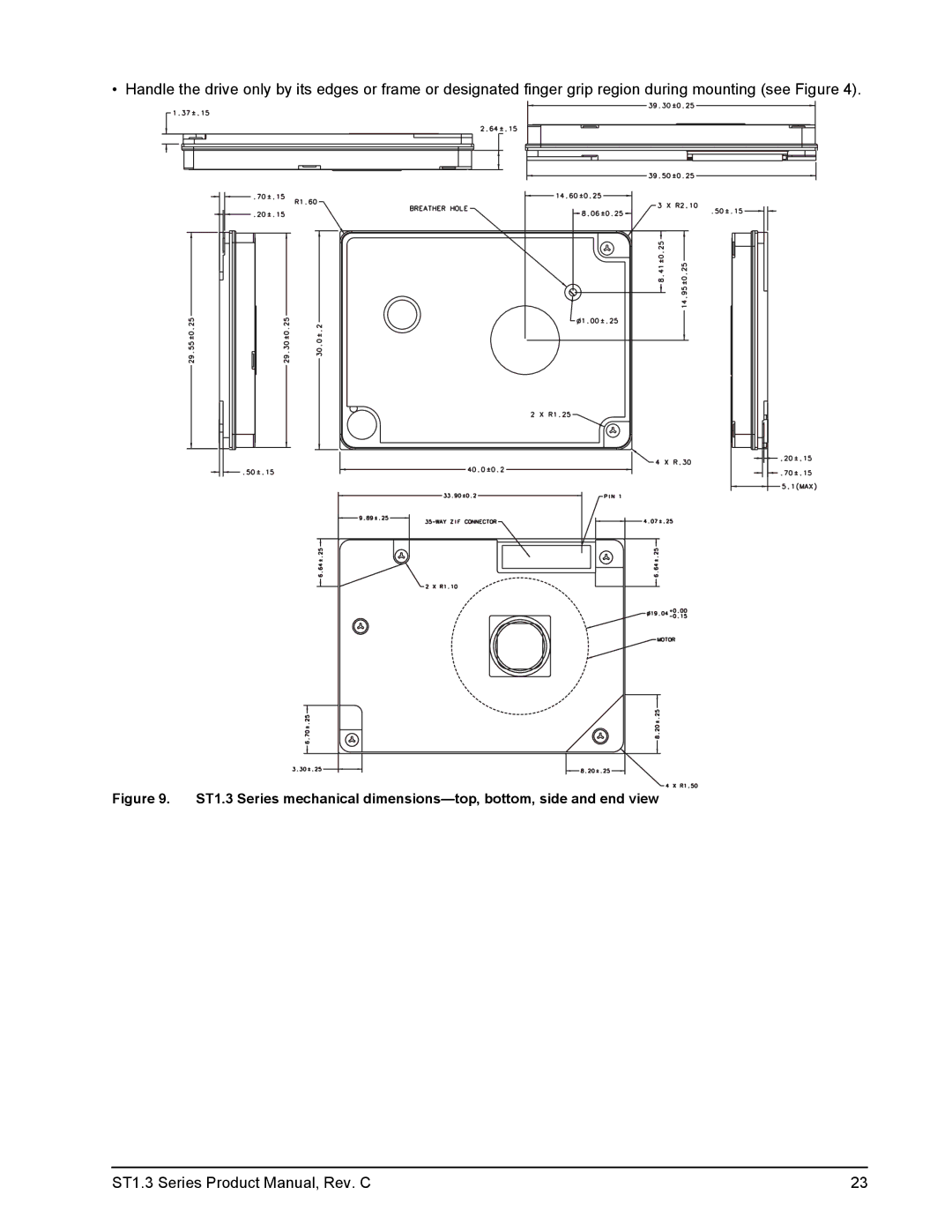 Seagate ST680712DEG, ST612712DEG, ST610712DEG, ST660712DEG manual ST1.3 Series Product Manual, Rev. C 