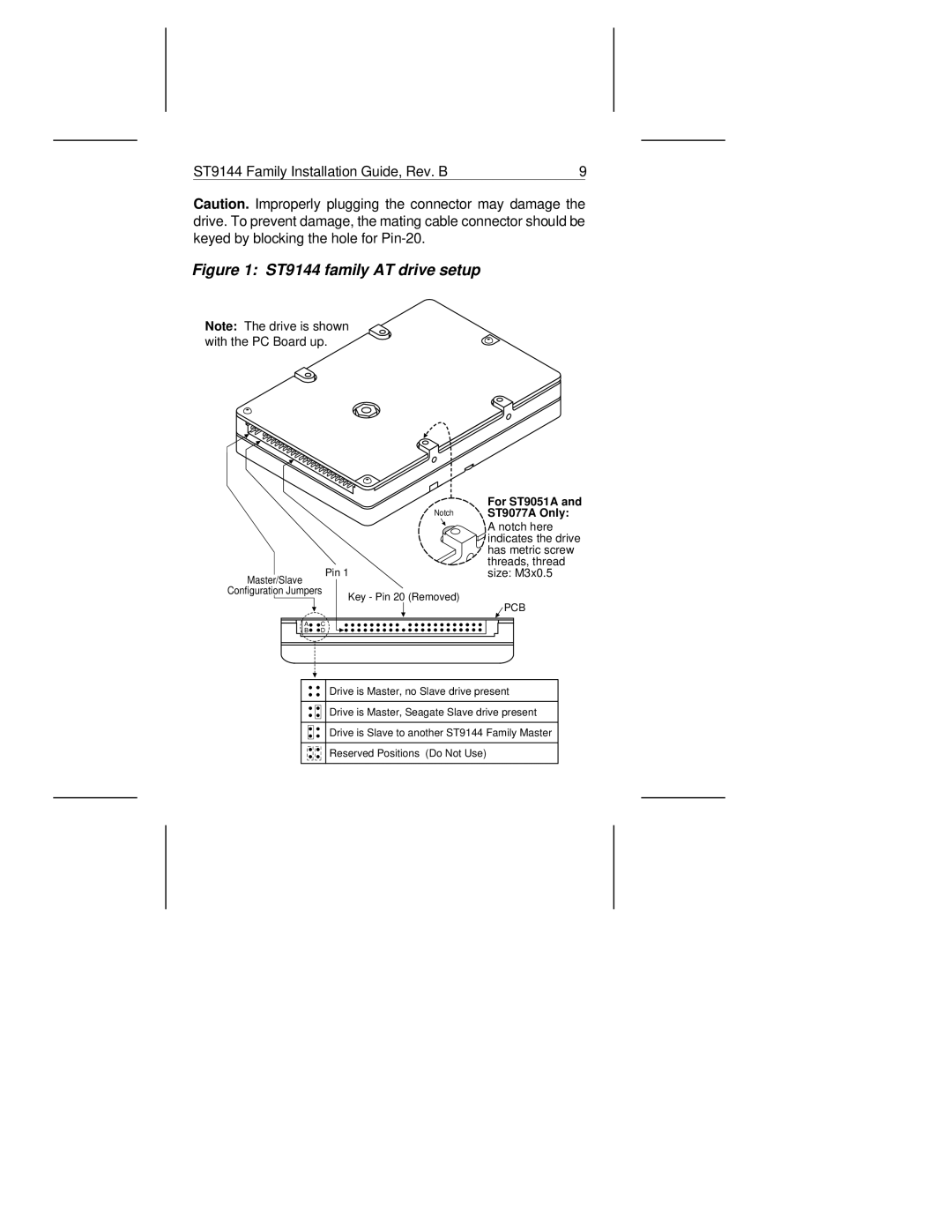 Seagate manual ST9144 family AT drive setup 