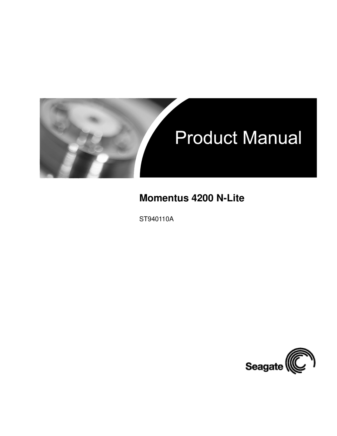 Seagate ST940110A manual Momentus 4200 N-Lite 