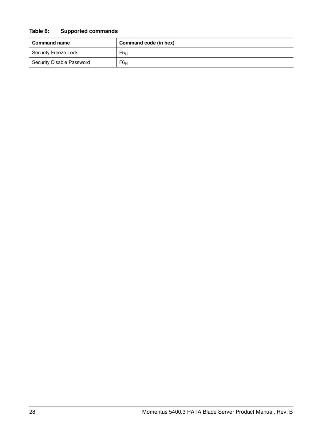 Seagate ST9160821AB, ST9402116AB, ST960815AB, ST980815AB, ST9120822AB, ST9100828AB manual Supported commands 