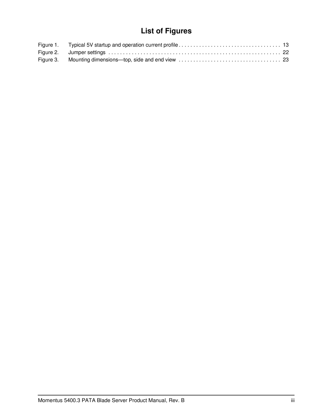 Seagate ST9100828AB, ST9402116AB, ST960815AB, ST980815AB, ST9120822AB, ST9160821AB manual List of Figures 