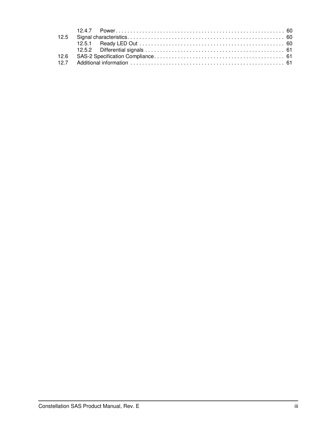 Seagate ST9500431SS, ST9500430SS, ST9500432SS manual Power 