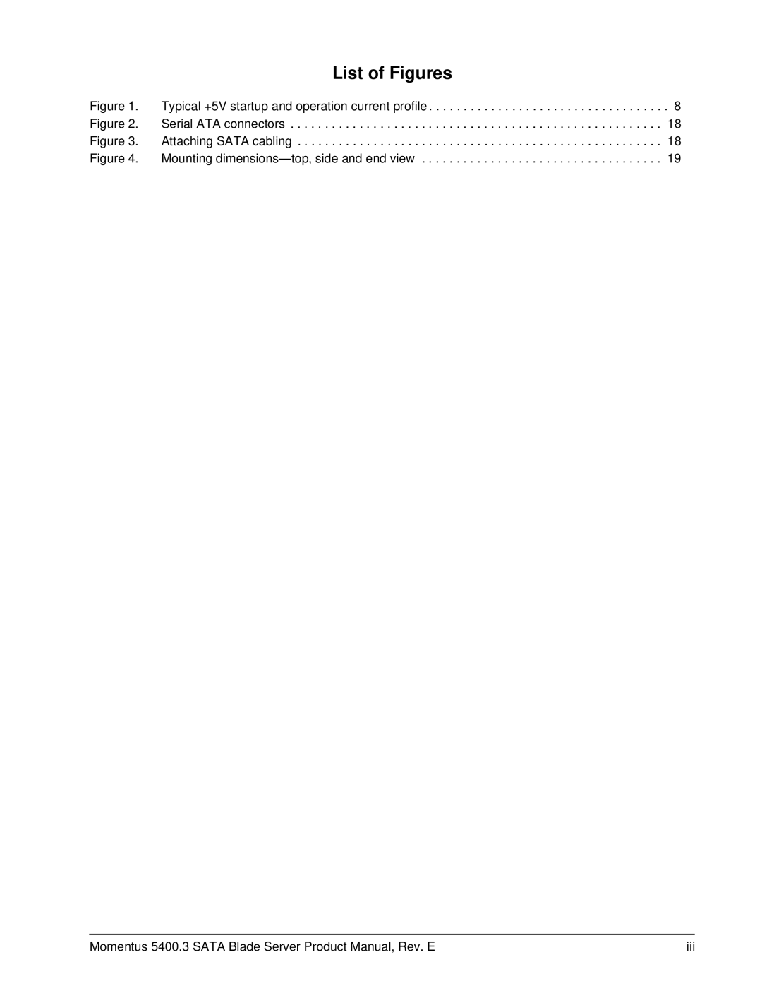 Seagate ST9100828SB, ST980815SB, ST960815SB, ST9402116SB, ST9160821SB, ST9120822SB manual List of Figures 