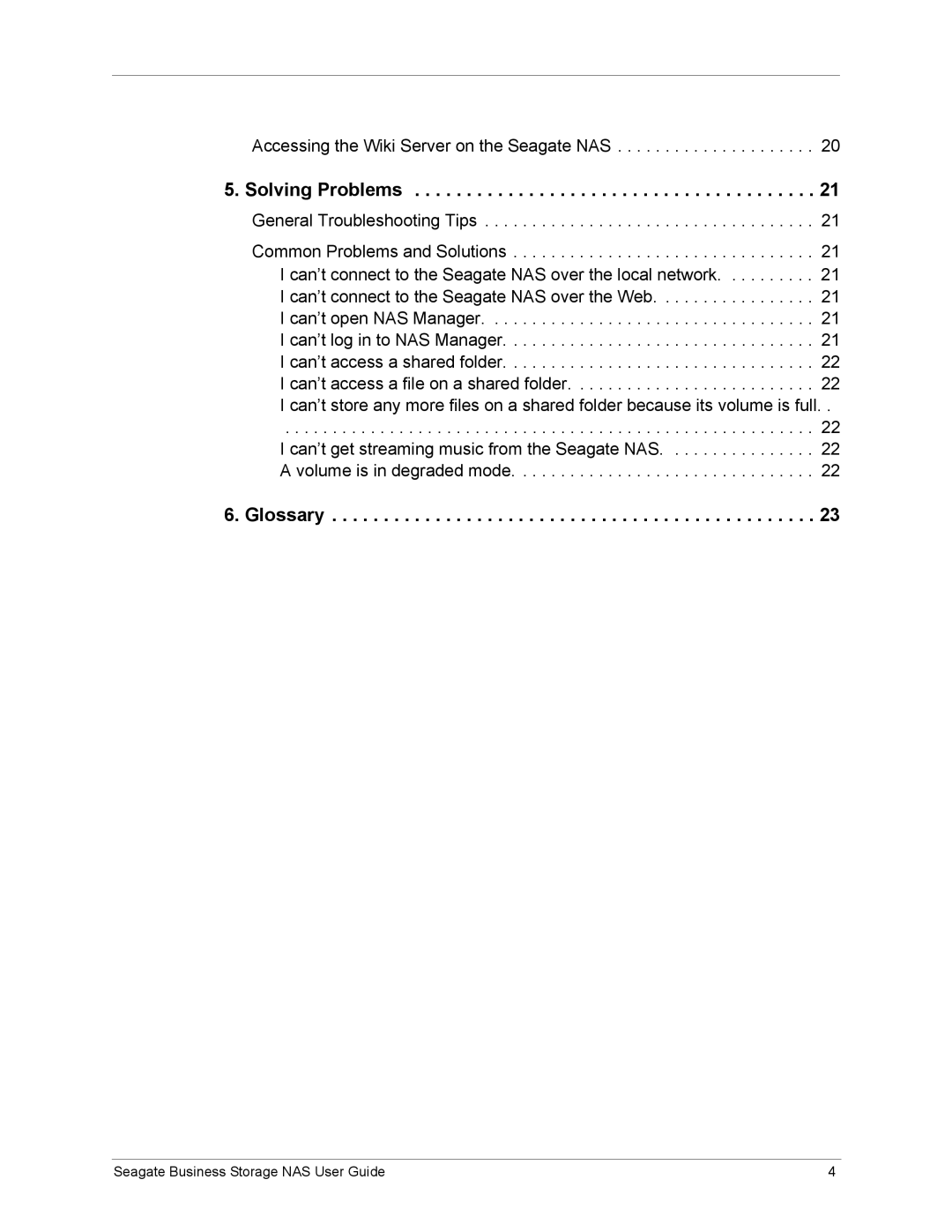 Seagate STBM3000100, STBP100, STBM2000100, STBM4000100 manual Glossary 