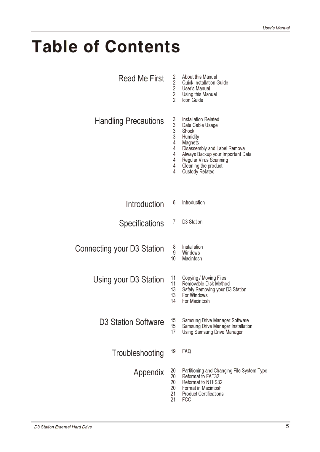 Seagate STSHXD301TDB manual Read Me First 