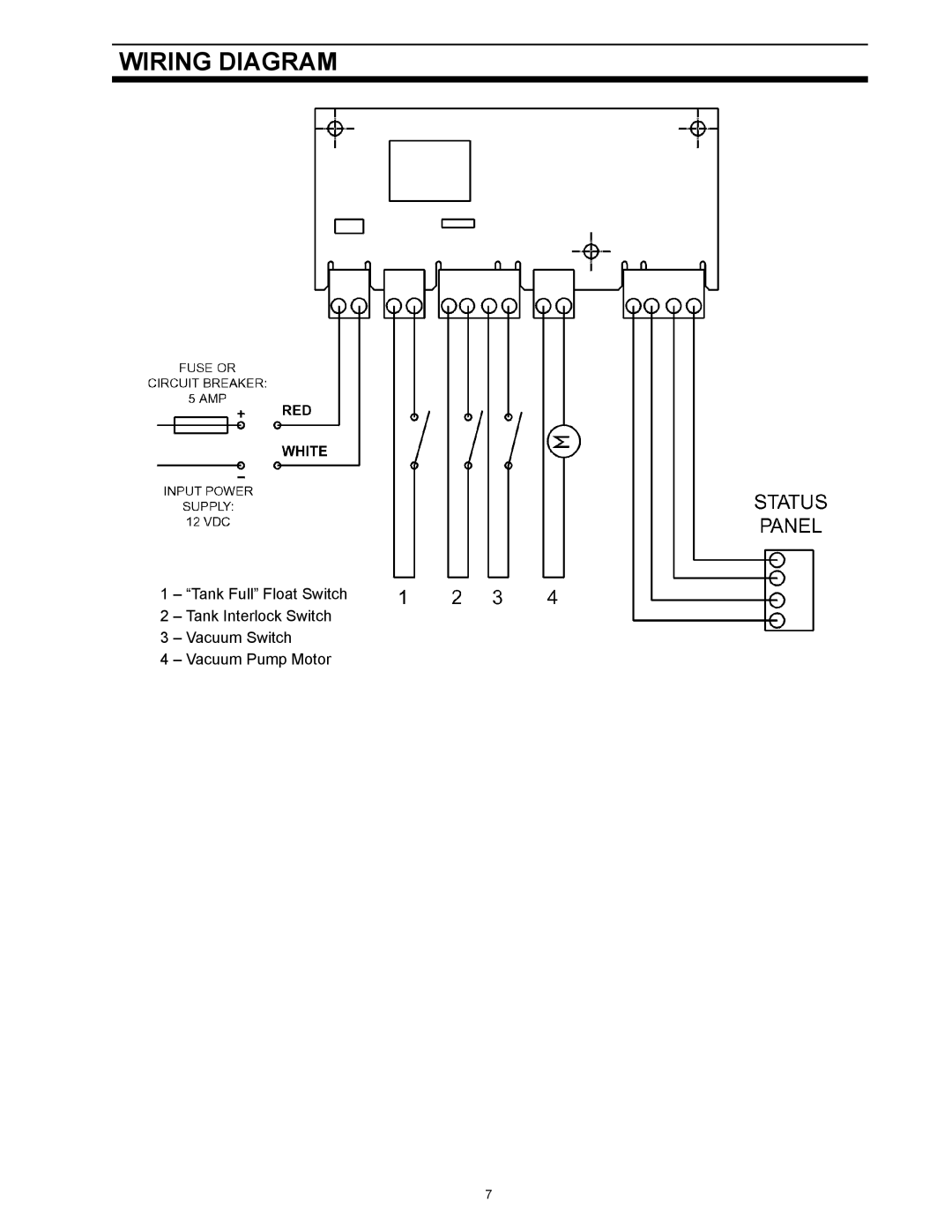 SeaLand 1 2500 Series owner manual Wiring Diagram 