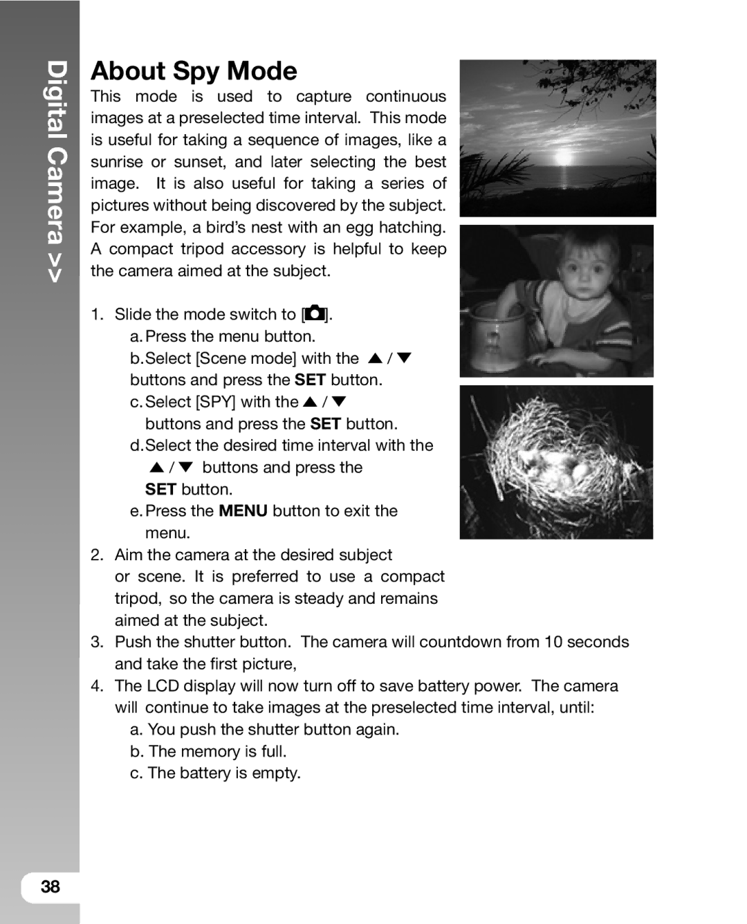 Sealife DC 600 manual About Spy Mode 