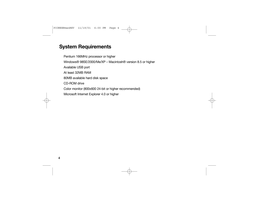 Sealife DC100, DC200 manual System Requirements 