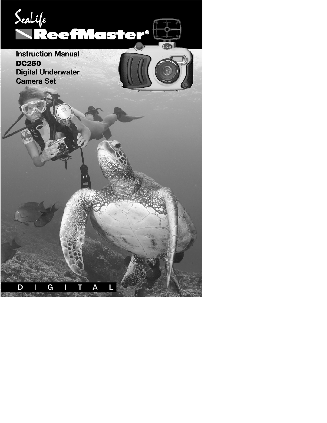 Sealife manual DC250 Digital Underwater Camera Set 