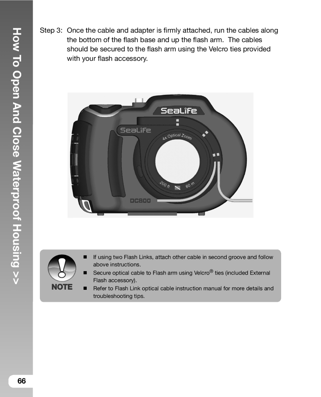 Sealife DC800 manual Above instructions 