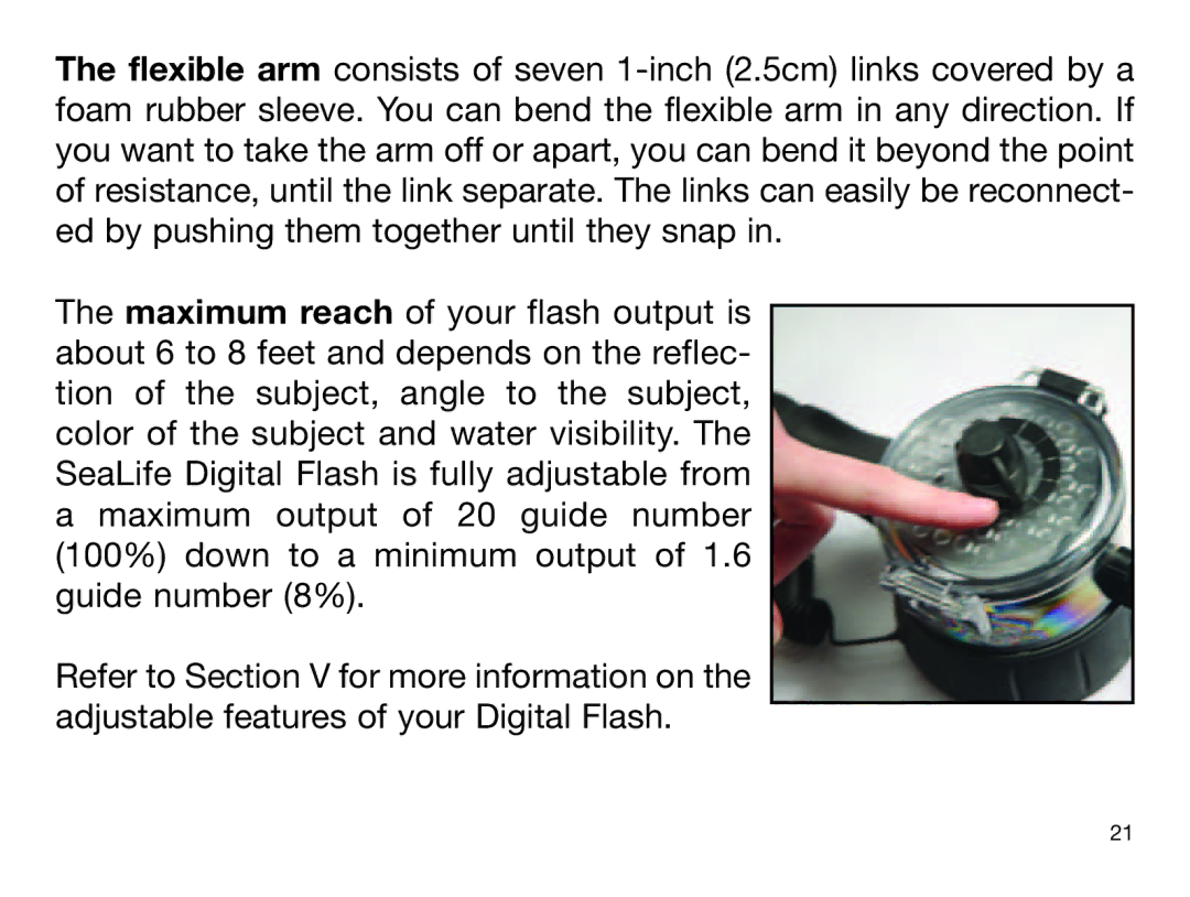 Sealife DIGITAL FLASH manual 