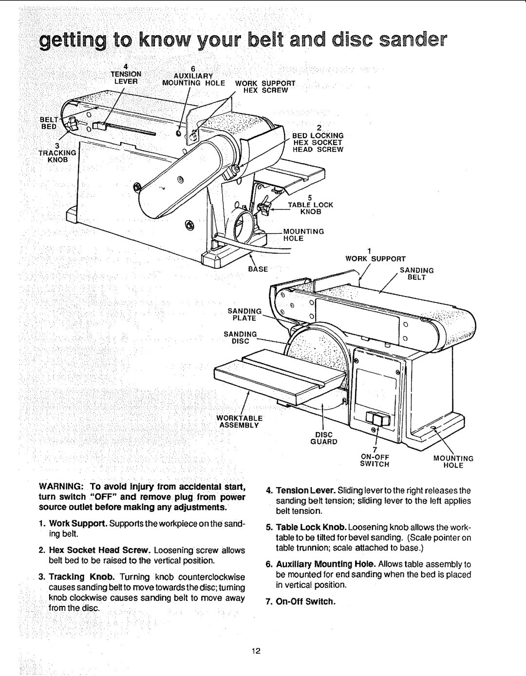 Sears 113.22643 manual Auxiliary 