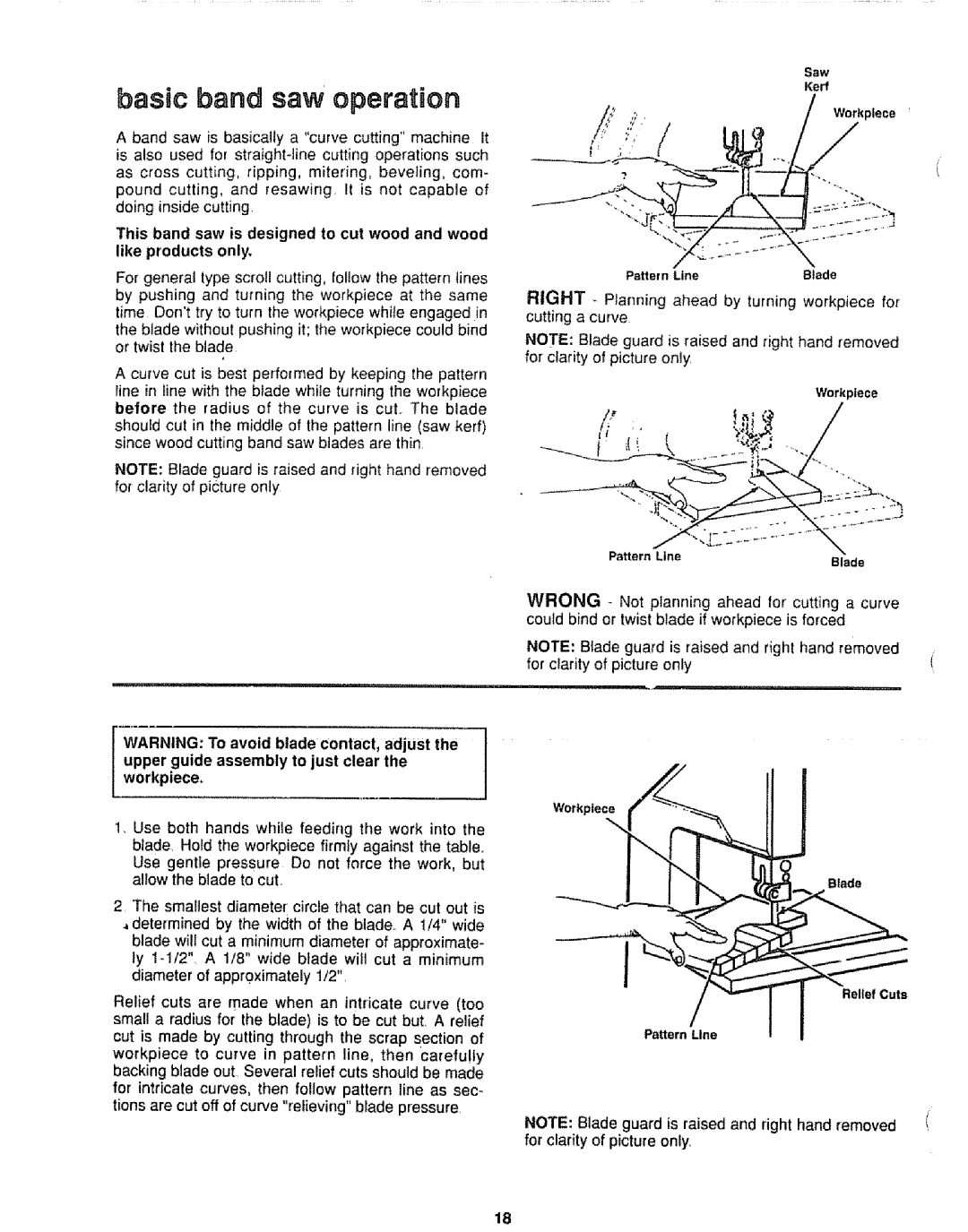 Sears 113.244501 manual Kerr, Workplece, PatternLine 