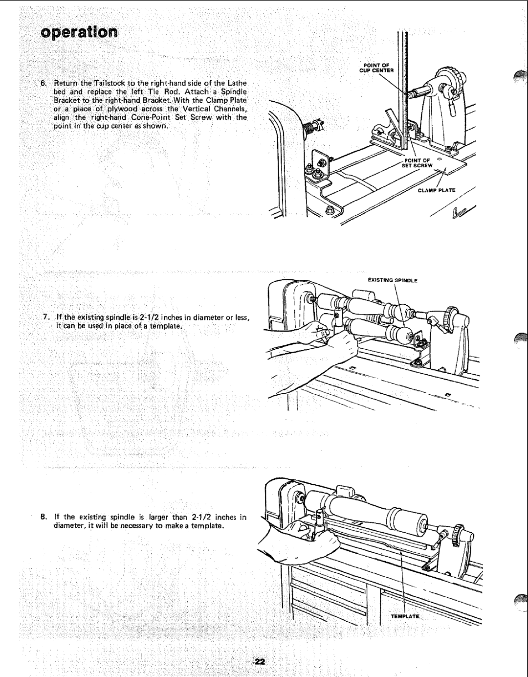 Sears 113.24907 manual Bracket to tbe right-hand BraCket With the Camp P ate Align 