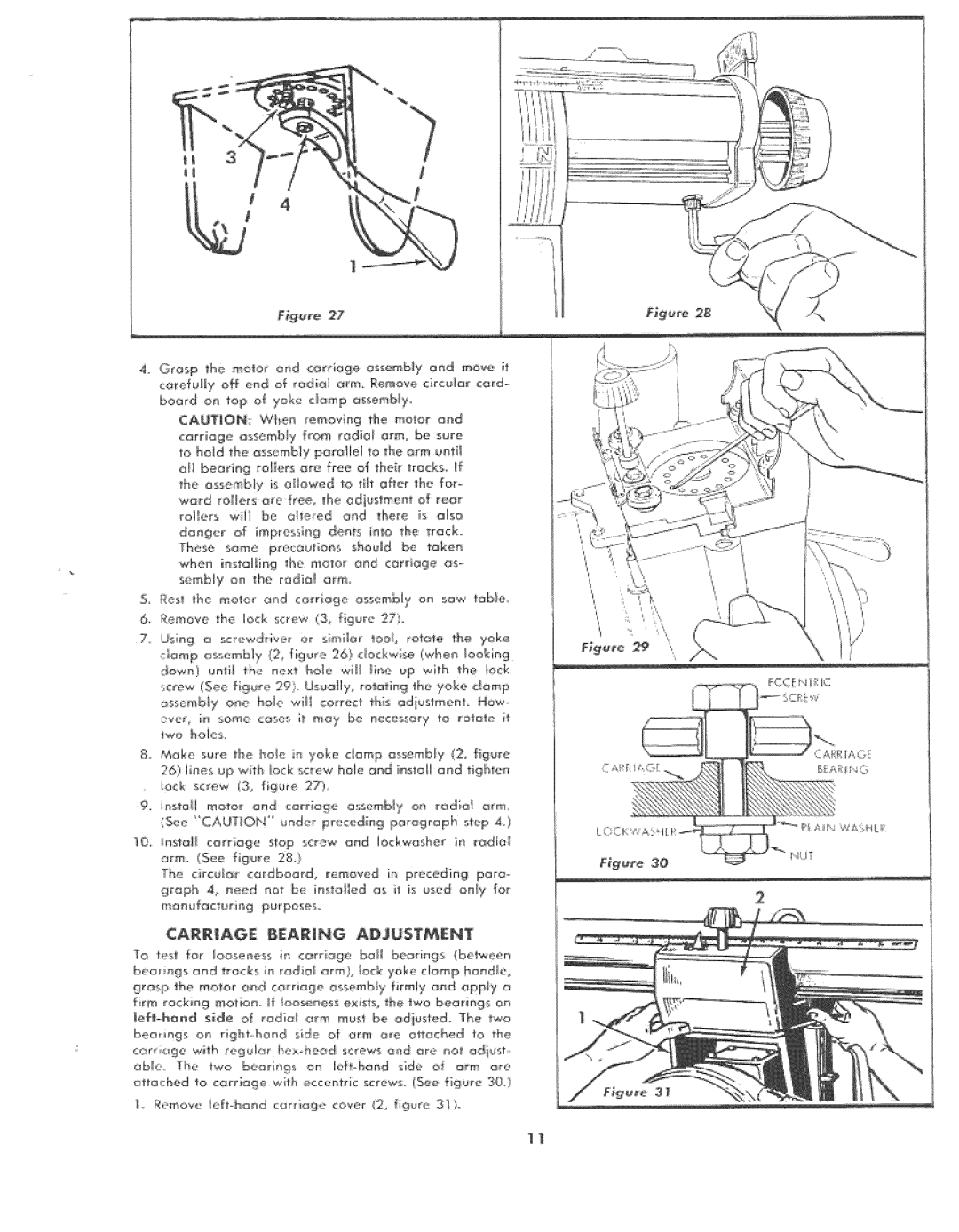 Sears 113.2941 manual Mow, left-bond carriage o-er J2. figure, Gur÷ 