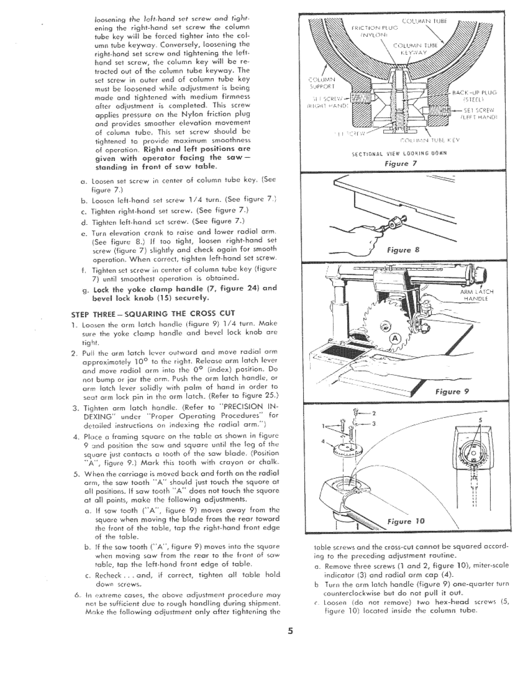 Sears 113.2941 manual Step TE£-SQARIN, Precsoion Dexing, Fge 