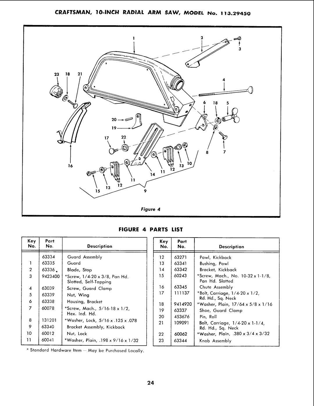 Sears 113.2945 owner manual OJ87 