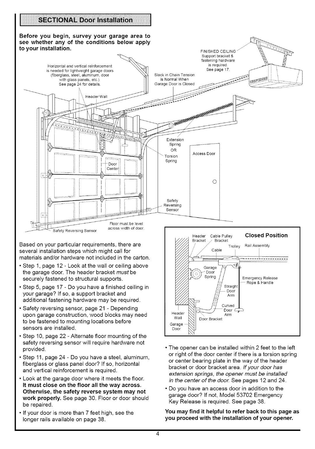 Sears 139.53627SRT, 139.53636SRT, 139.53641SRT, 139.53525SRT, 139.53640SRT owner manual IArm 