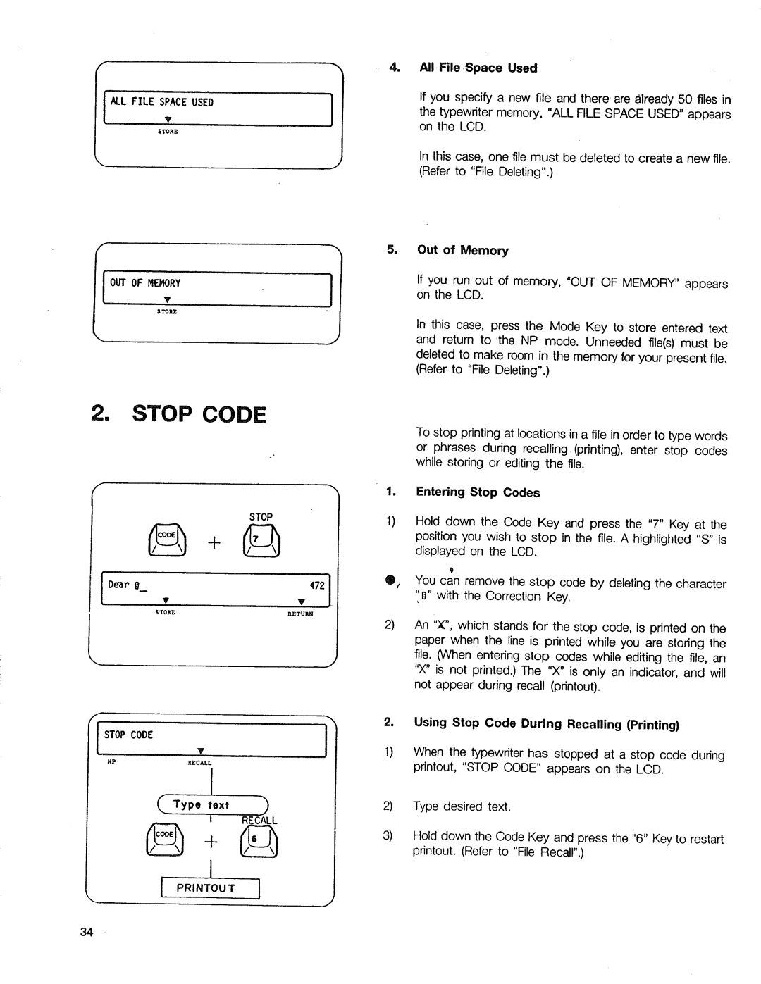 Sears 090, 153, 16, 514 warranty Stop Code 