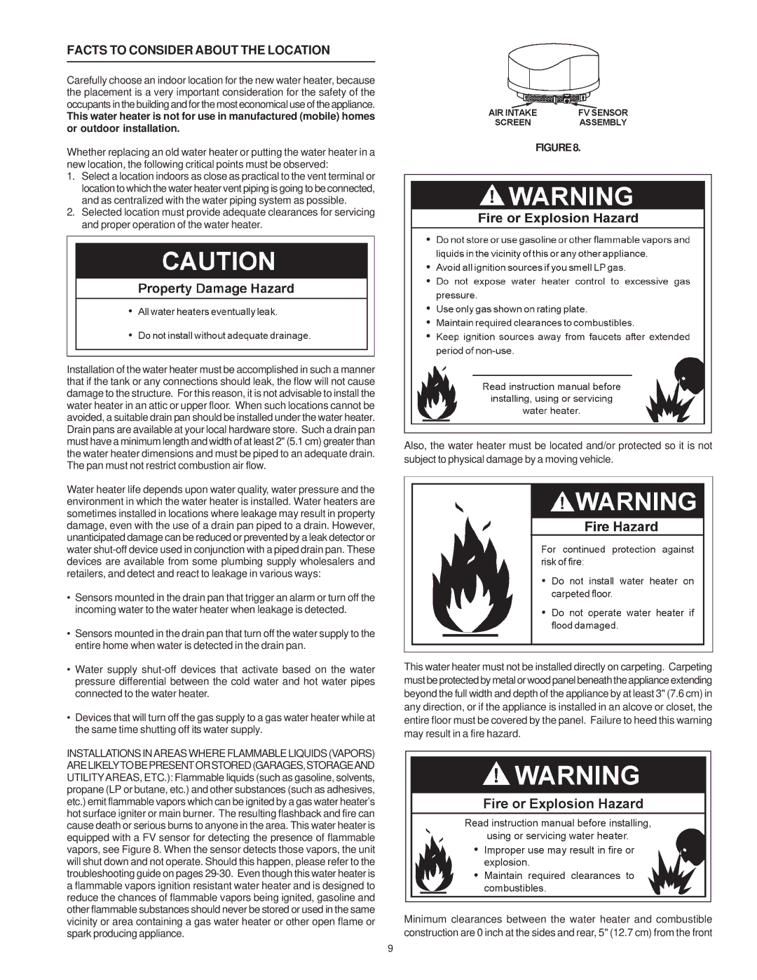 Sears 153.332050, 153.332060, 153.332070, 153.332040 owner manual Facts to Consider about the Location 