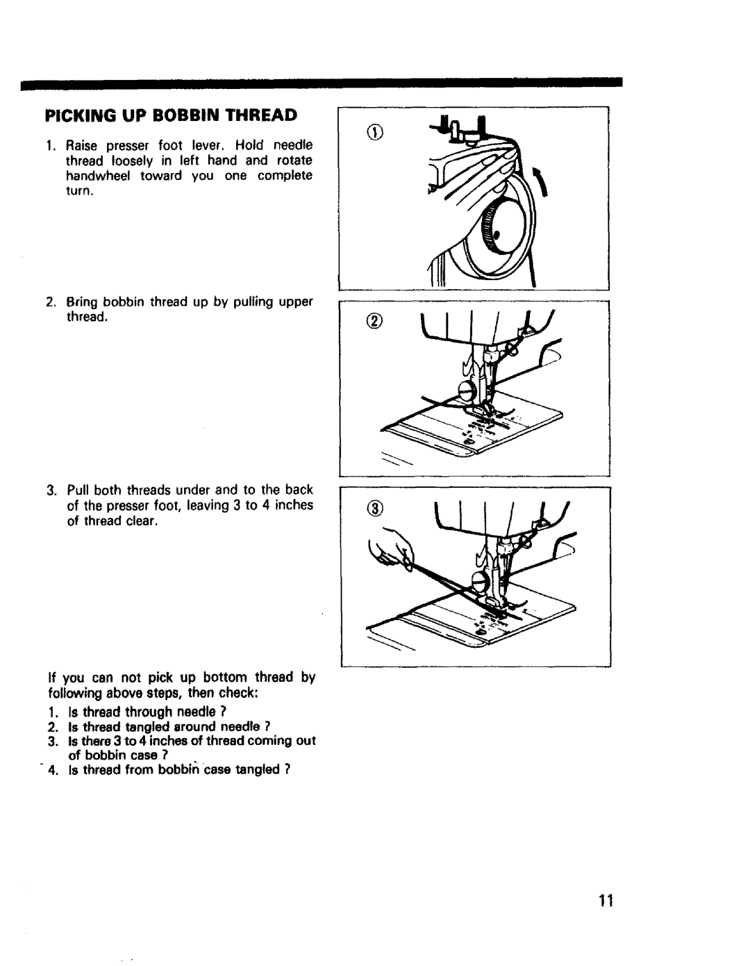 Sears 1358, 1561, 1355, 1340, 1350, 1345, 1595 Picking UP Bobbin Thread, Iiiiiiiiiiiiii Iiiiiiiiihiiiiiiiiiiiiiiiiiiiiiii 