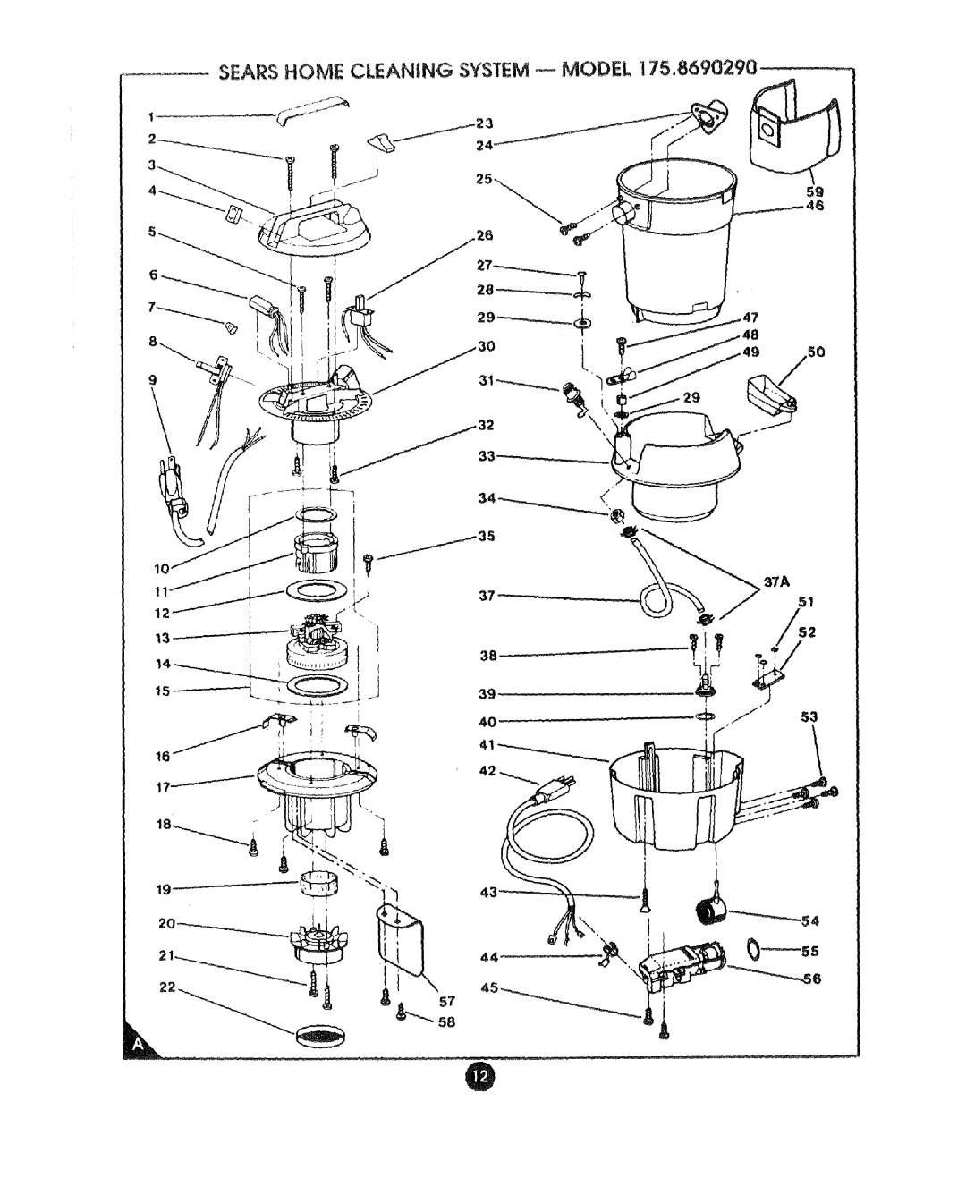 Sears 175, 8690290 manual 