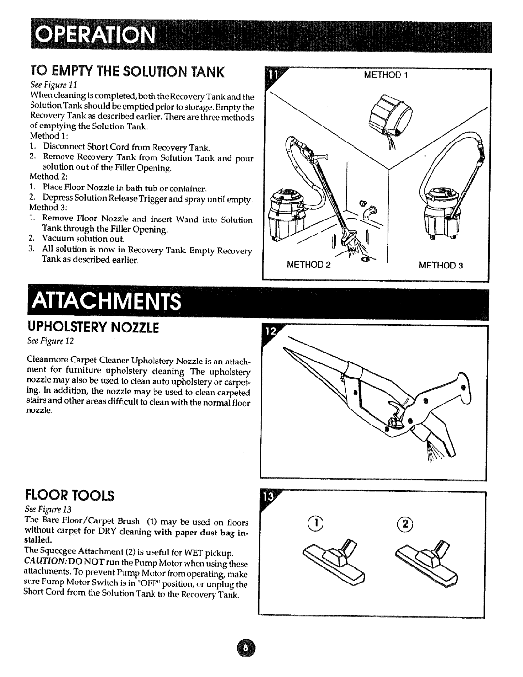 Sears 175, 8690290 manual Upholsterynozzle, Floortools 