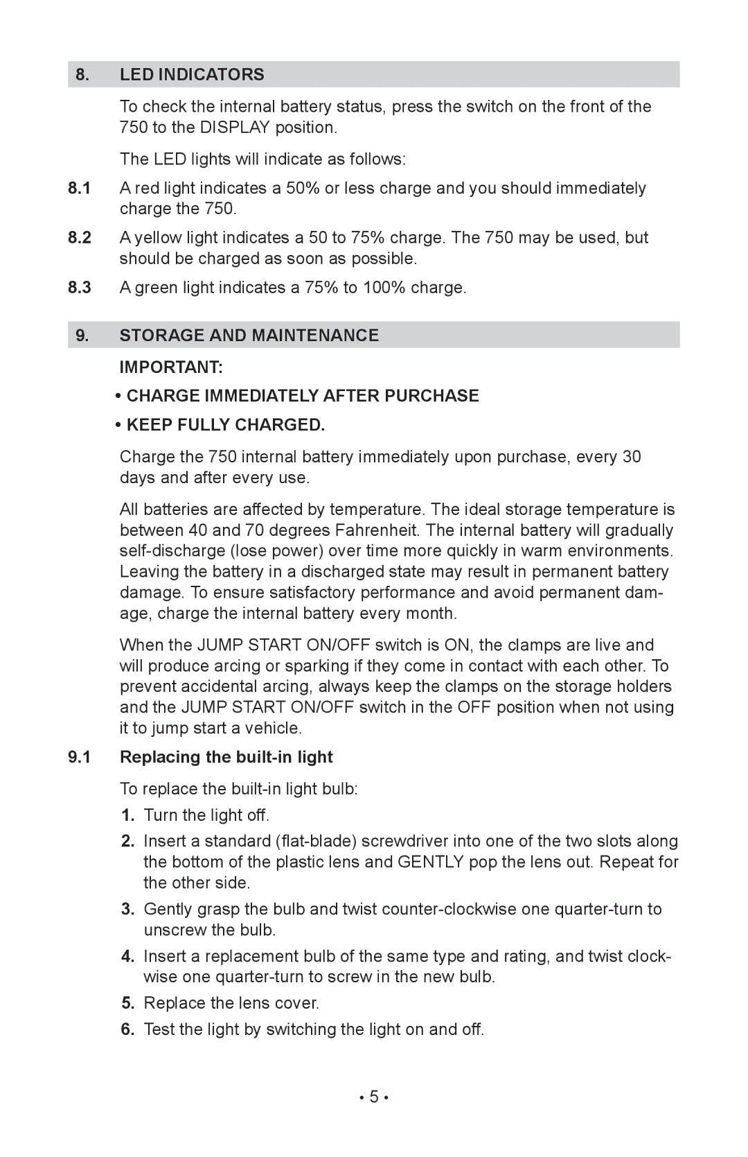 Sears 200.71486 manual Led indicators 