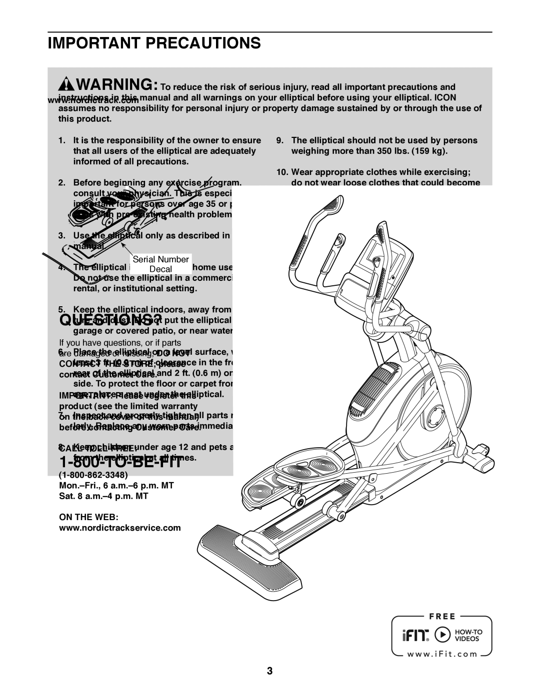 Sears 23949 user manual Important Precautions 