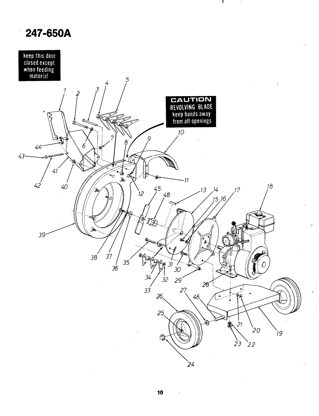 Sears 247-650A, 247-650-300 manual 