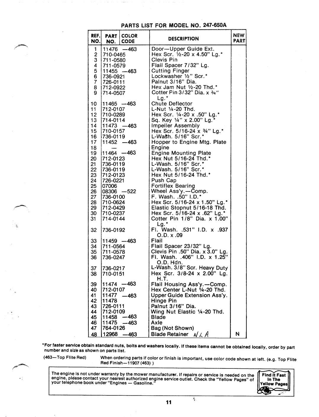 Sears 247-650-300, 247-650A manual 