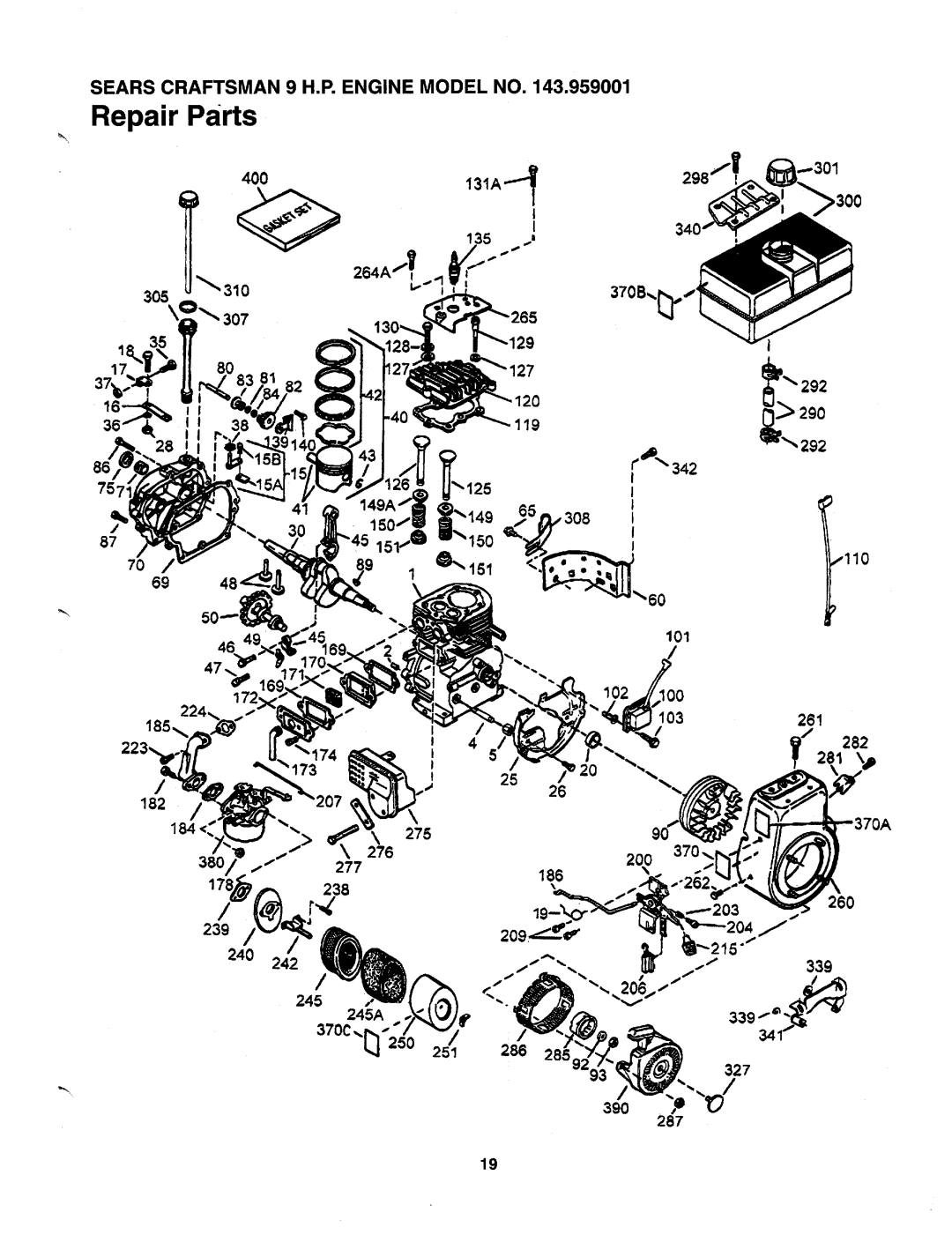 Sears 247-795890 manual 