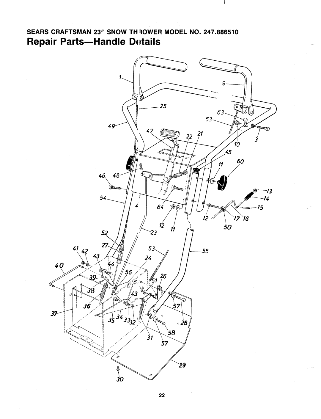 Sears 247 886510 manual 