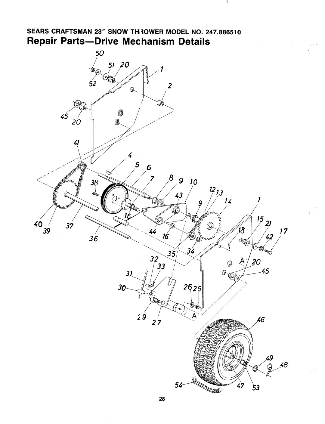 Sears 247 886510 manual 